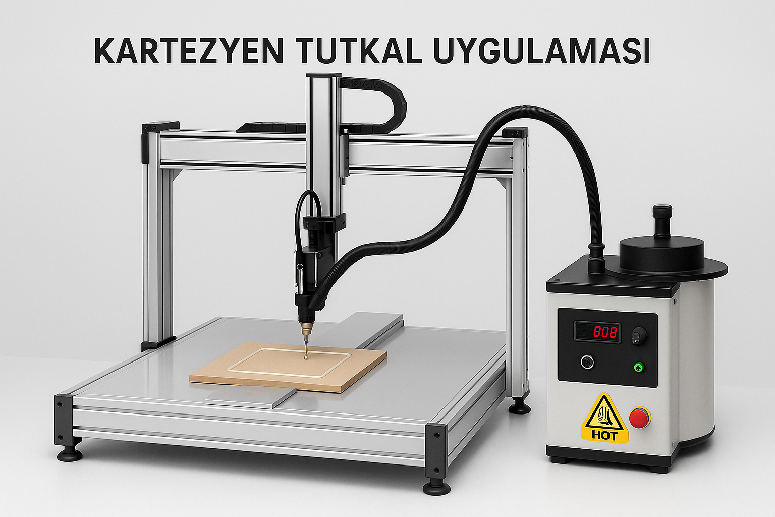 Cartesian Automatic Adhesive (Silicone) Application